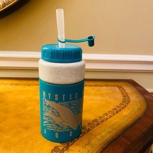 Mystic Marinelife Aquarium Connecticut Koozie Mini Sport Straw Water Bottle